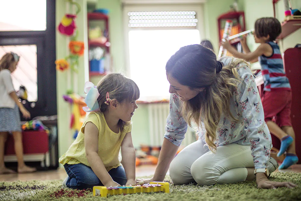 Preschool drop off