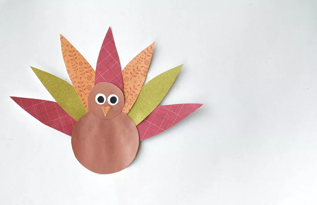 Cute Thanksgiving Turkey Craft for Kids
